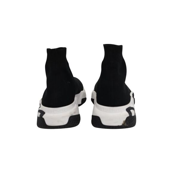 Balenciaga Recycled Knit Graffiti Sneaker In Black Polyester - Picture 8 of 8